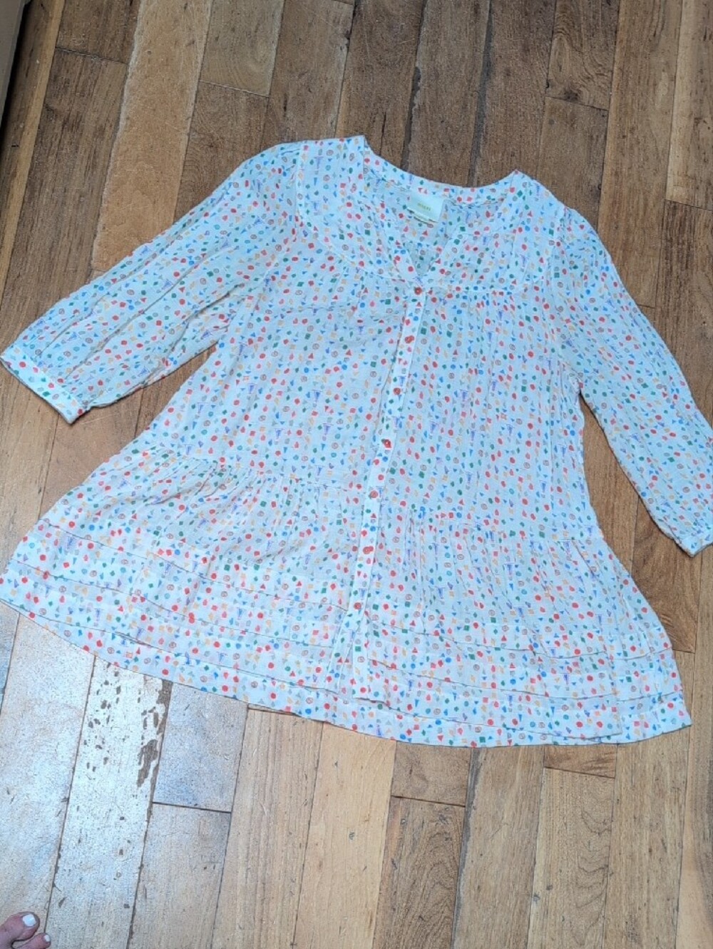Anthropologie Maeve Paccia Buttondown Tunic - Picture 5 of 6